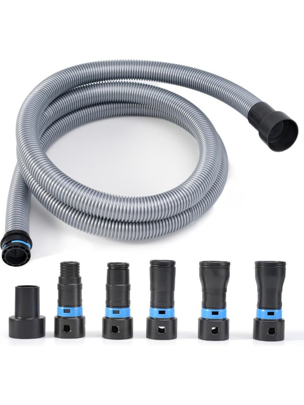 10 FT Dust Collection Hose Kit | 2-1/4 Inch Shop Vac Extension Tools